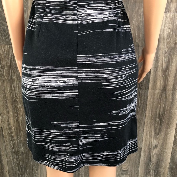 Max & Cleo cap sleeve brushstroke sheath dress - Picture 5 of 6